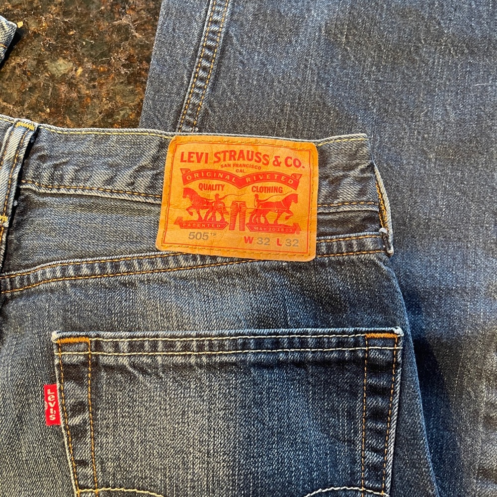 Levi's Classic Straight Fit Denim Jeans